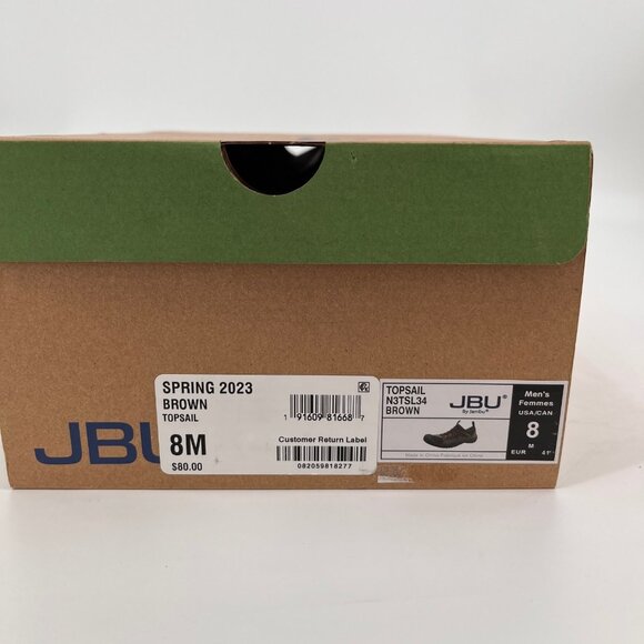 JBU Topsail Water Shoes Size 8 Brown Mesh Nylon Non-Slip Casual Outdoor - Picture 11 of 11